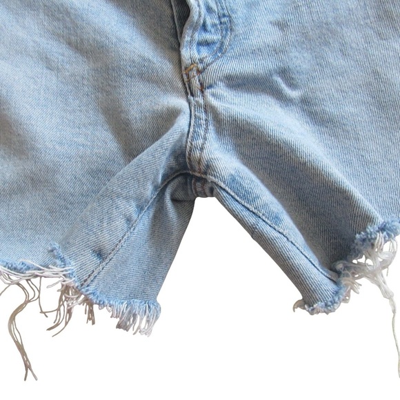Citizens Of Humanity Cutoff Shorts 30 Premium Vintage Olivia DIY Cut Light Wash - Picture 5 of 9